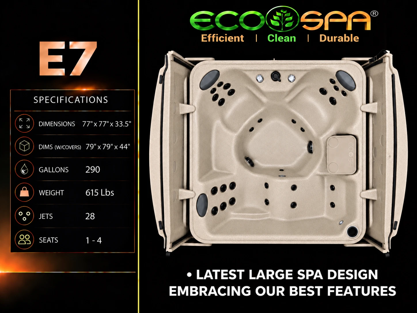 Eco Spa E7 hot tub